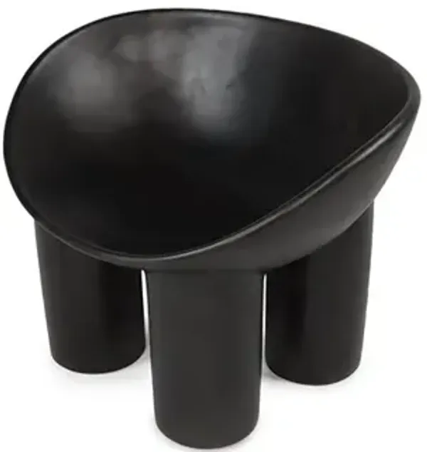 Roly Poly Fiberglass Armchair