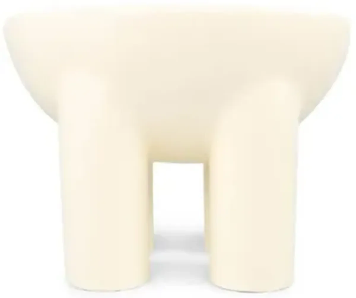 Roly Poly Fiberglass Armchair