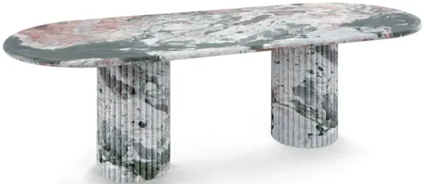 Cava Fluted Oval Dining Table