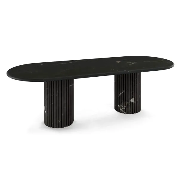 Cava Fluted Oval Dining Table