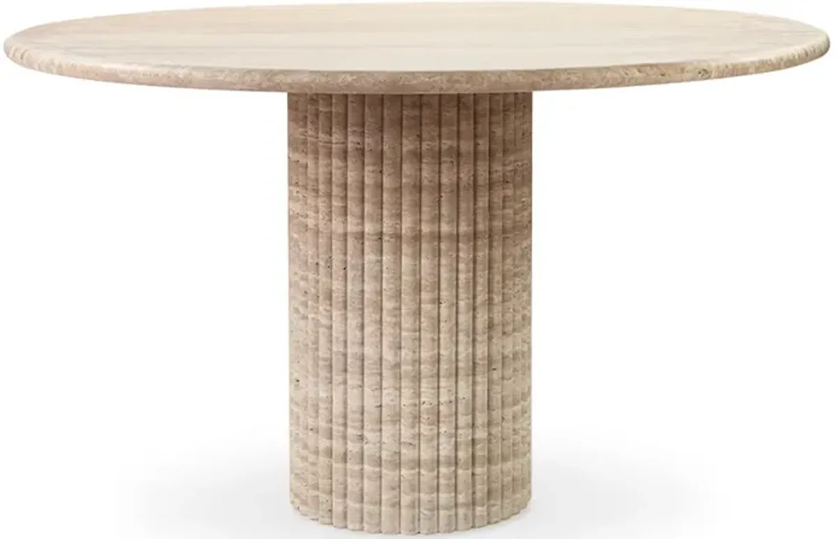 Cava Fluted Round Dining Table