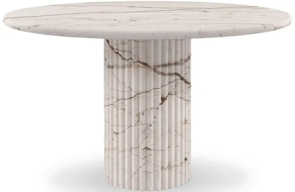 Cava Fluted Round Dining Table