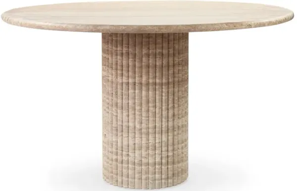 Cava Fluted Round Dining Table