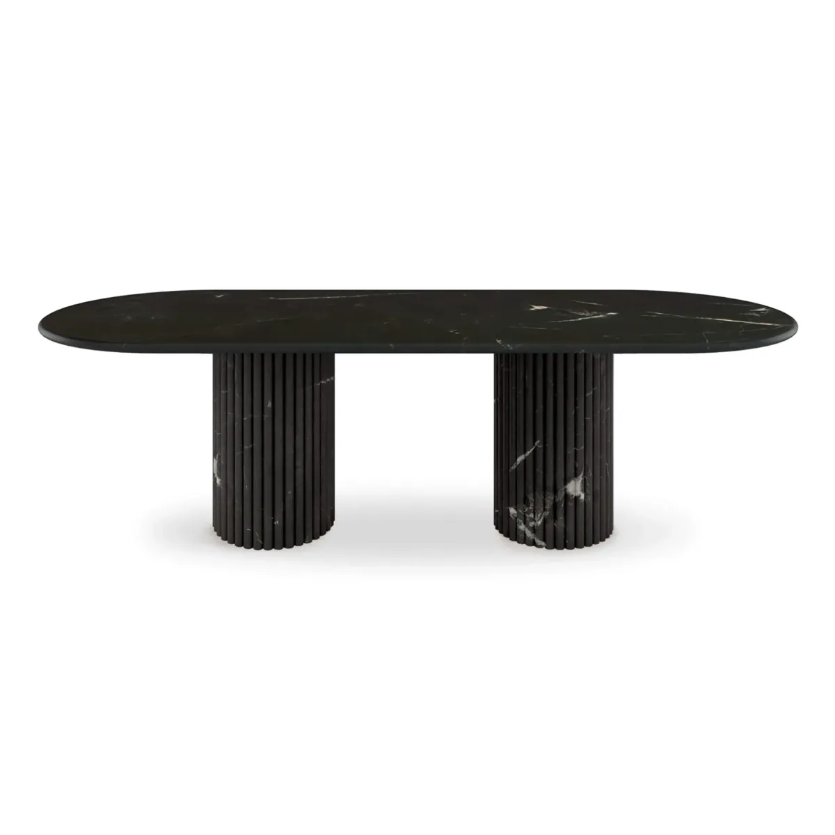 Cava Fluted Oval Dining Table