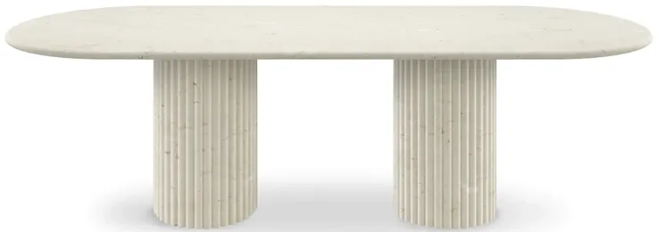 Cava Fluted Oval Dining Table