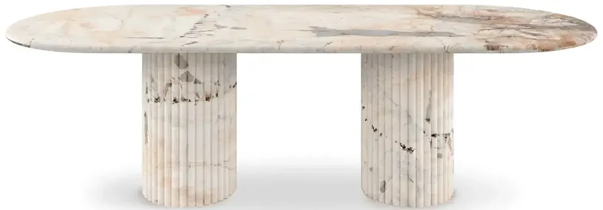 Cava Fluted Oval Dining Table