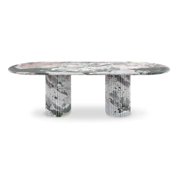 Cava Fluted Oval Dining Table