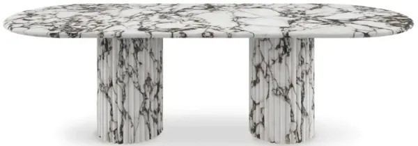 Cava Fluted Oval Dining Table