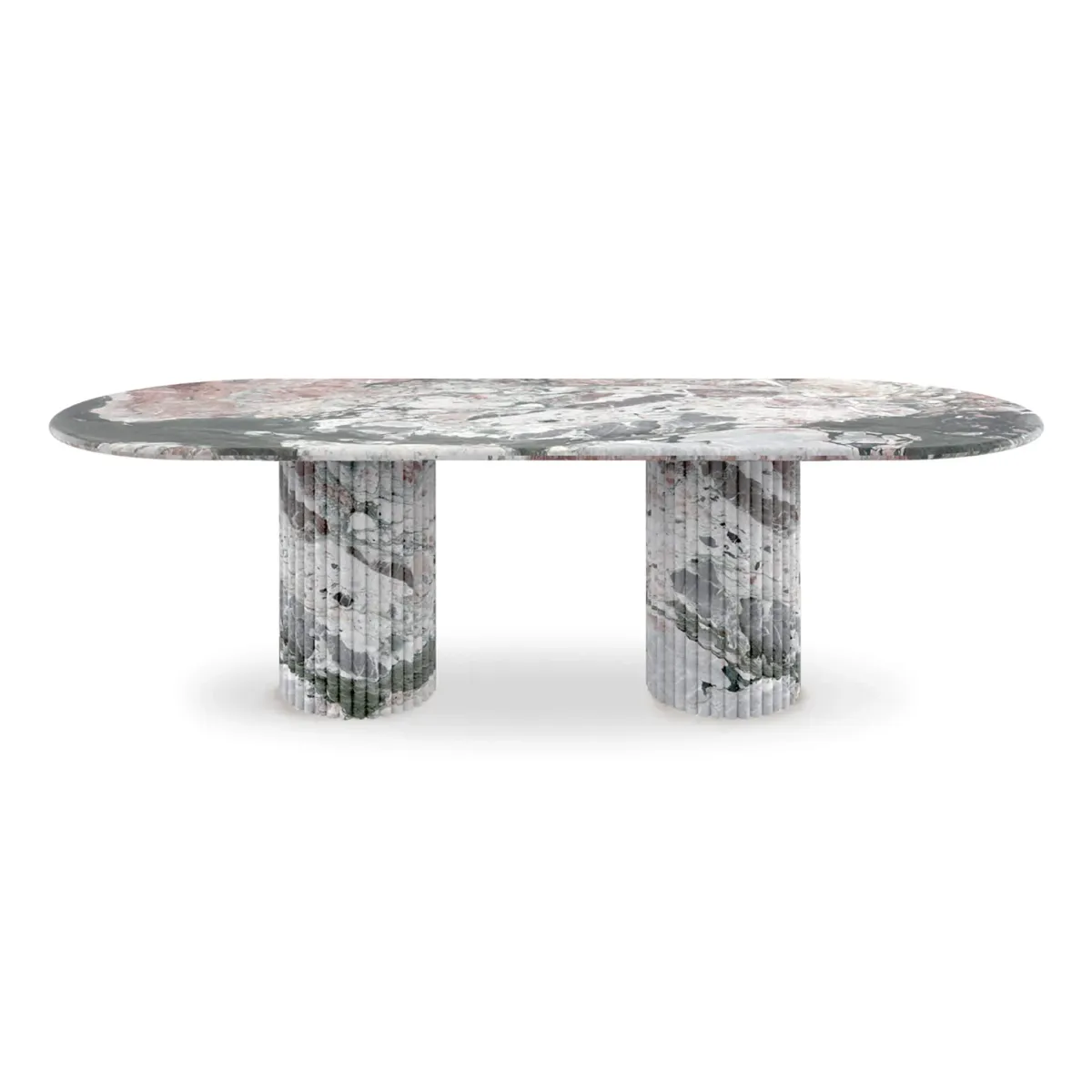 Cava Fluted Oval Dining Table