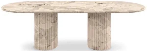 Cava Fluted Oval Dining Table