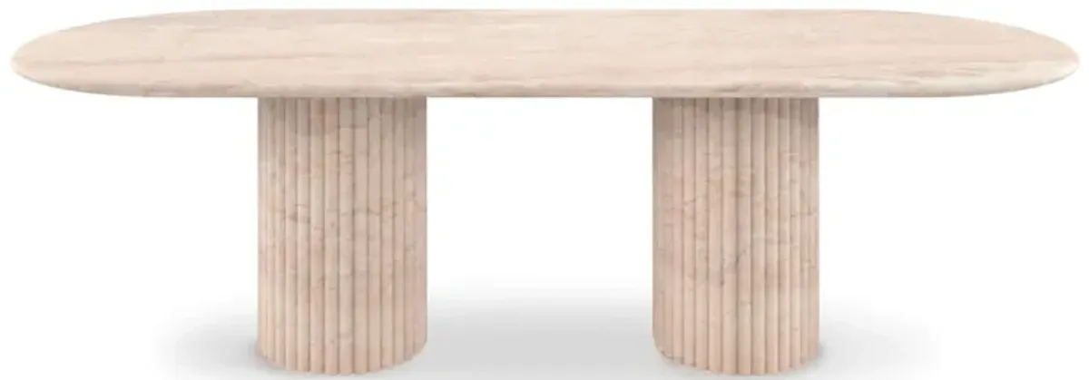 Cava Fluted Oval Dining Table