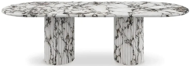 Cava Fluted Oval Dining Table