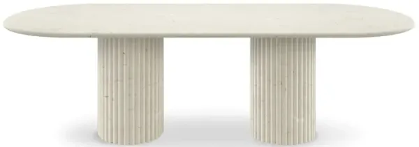 Cava Fluted Oval Dining Table