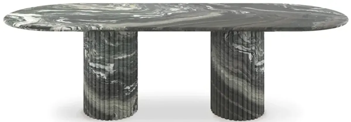Cava Fluted Oval Dining Table