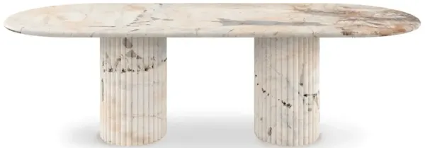 Cava Fluted Oval Dining Table