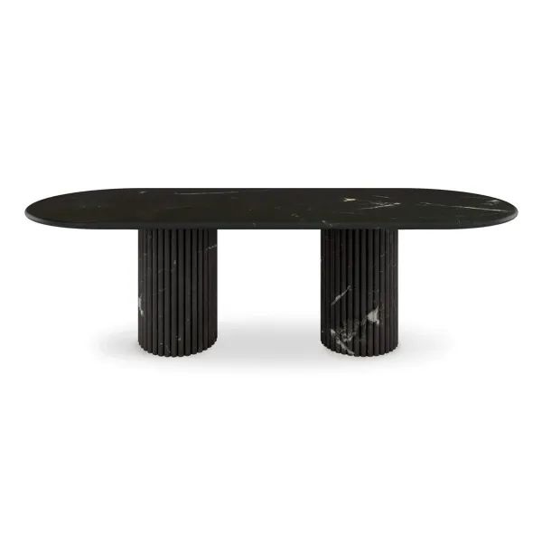 Cava Fluted Oval Dining Table