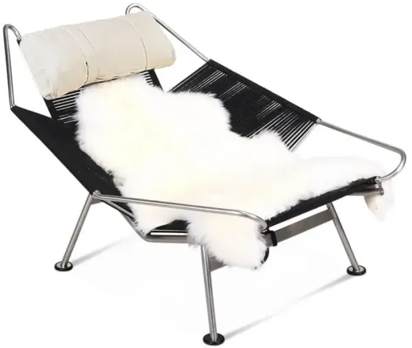 Flag Halyard Chair Quickship - Black Cord Color