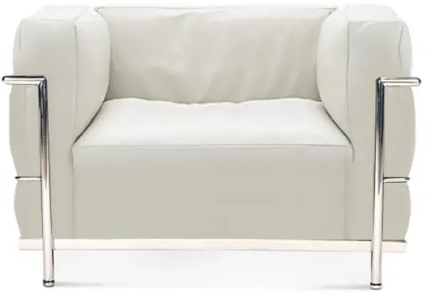 Corbusier Grand Modele Armchair With Down Cushions