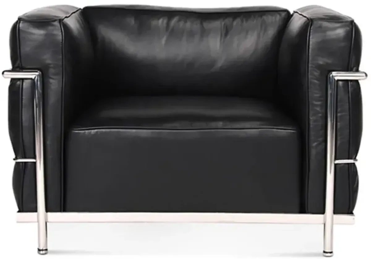 Corbusier Grand Modele Armchair With Down Cushions