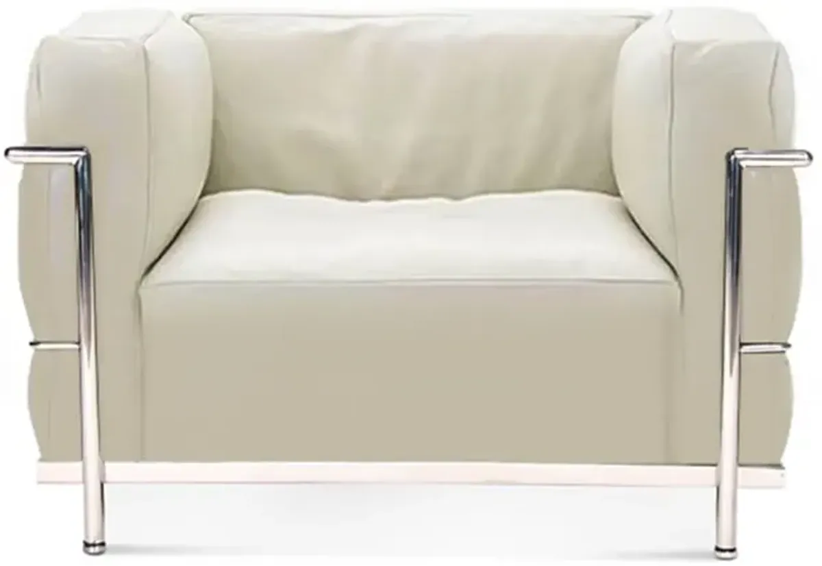 Corbusier Grand Modele Armchair With Down Cushions