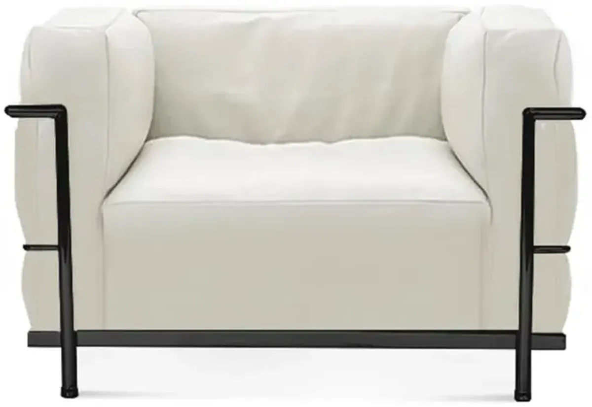 Corbusier Grand Modele Armchair With Down Cushions