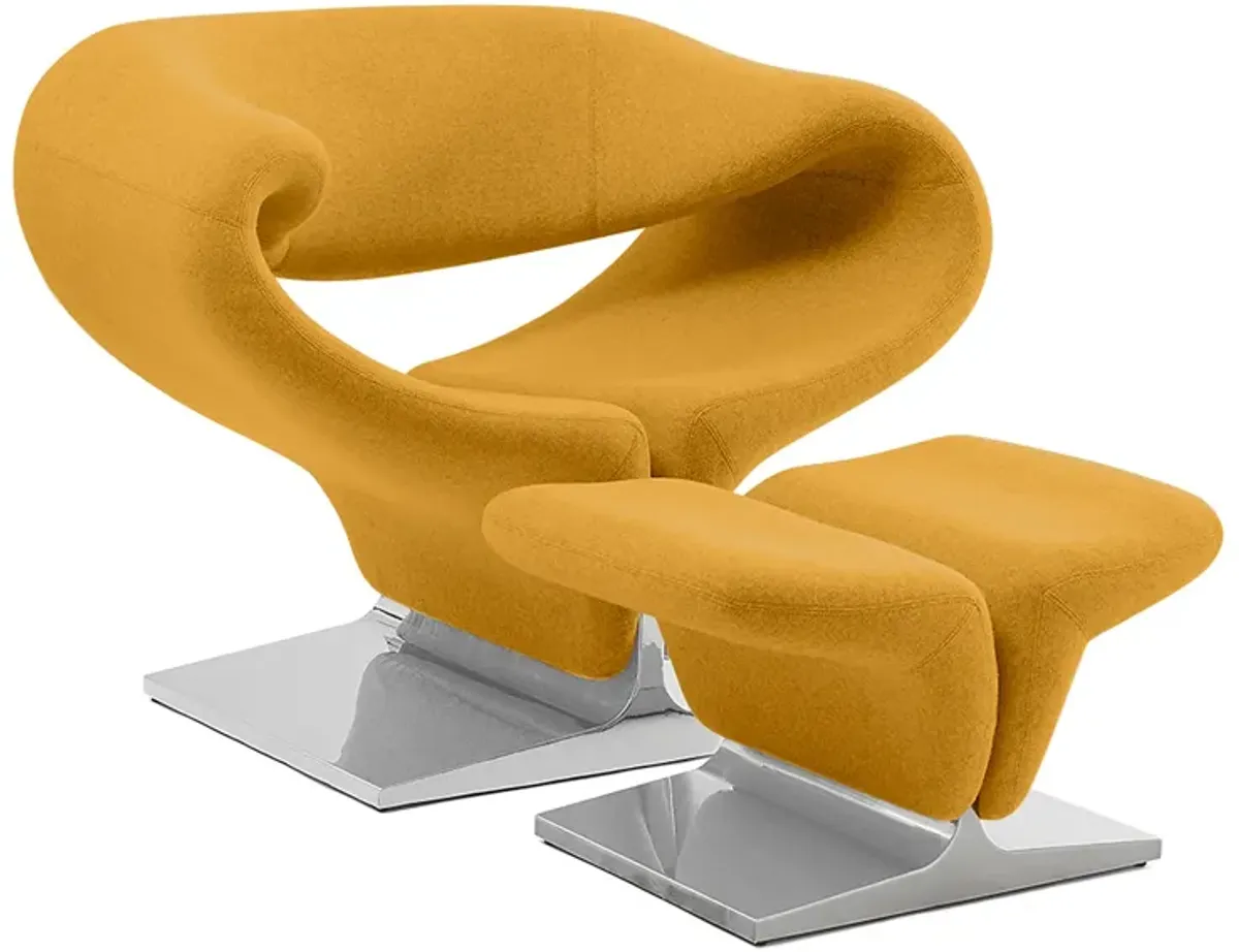 Ribbon Chair & Ottoman