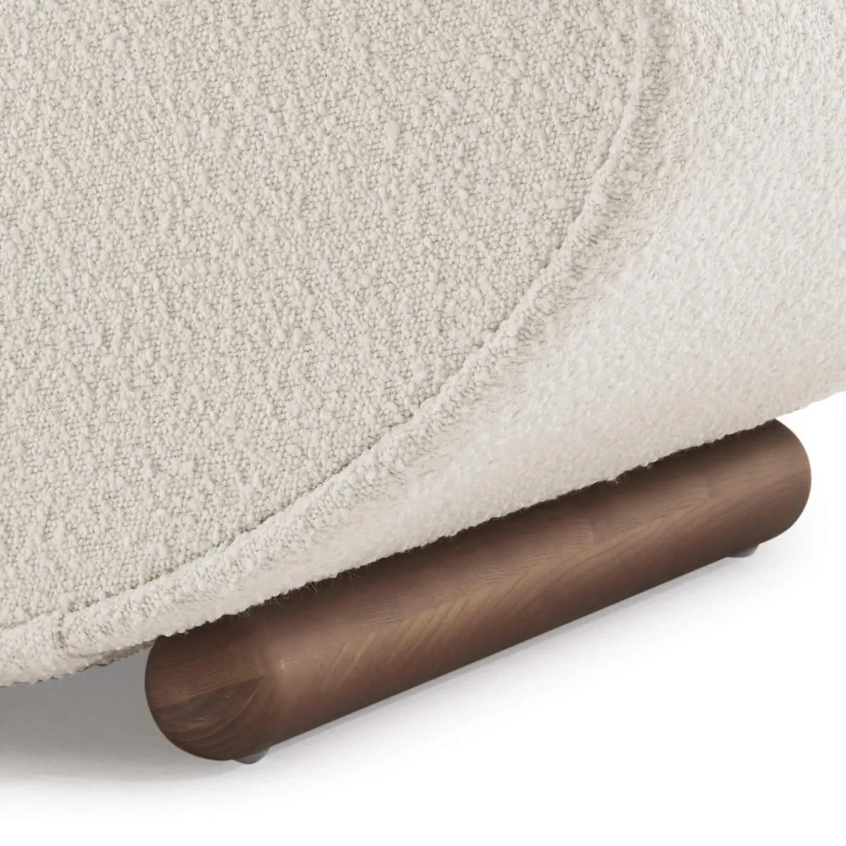 Galerie Glustin Contemporary Sculptural Curved Upholstered Lounge Chair