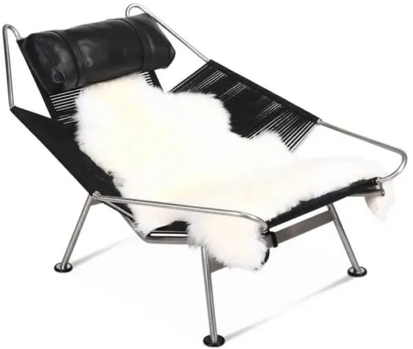 Flag Halyard Chair - Black Cord Color