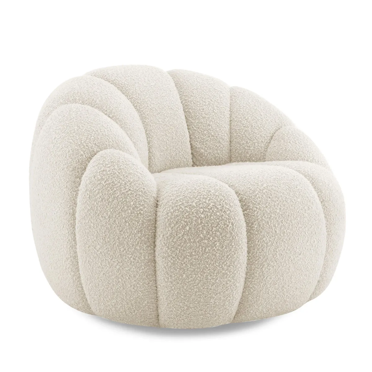 Soline Modern Pumpkin Lounge Chair