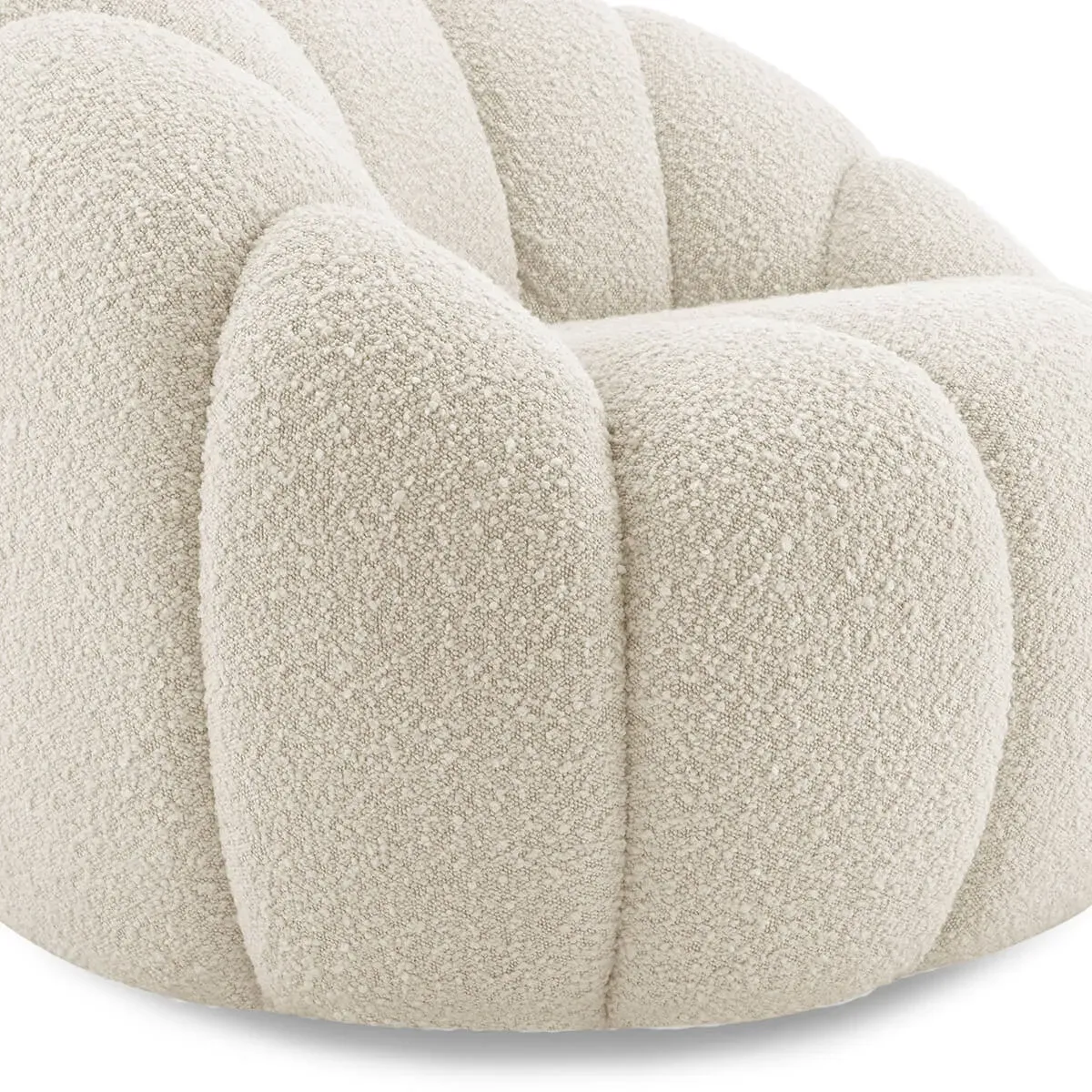 Soline Modern Pumpkin Lounge Chair