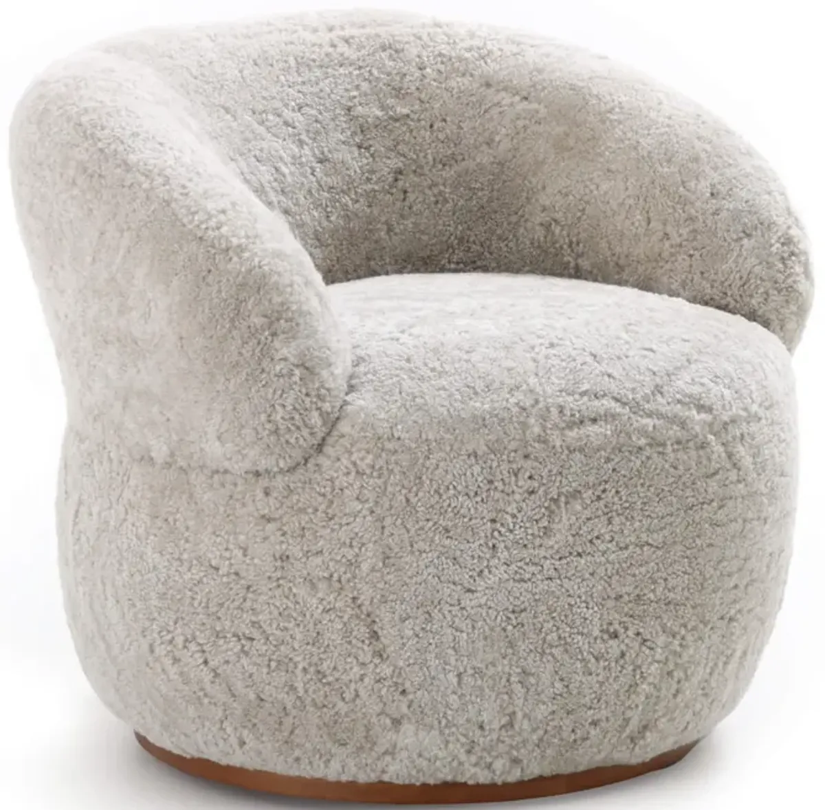 Haley Sheepskin Swivel Lounge Chair