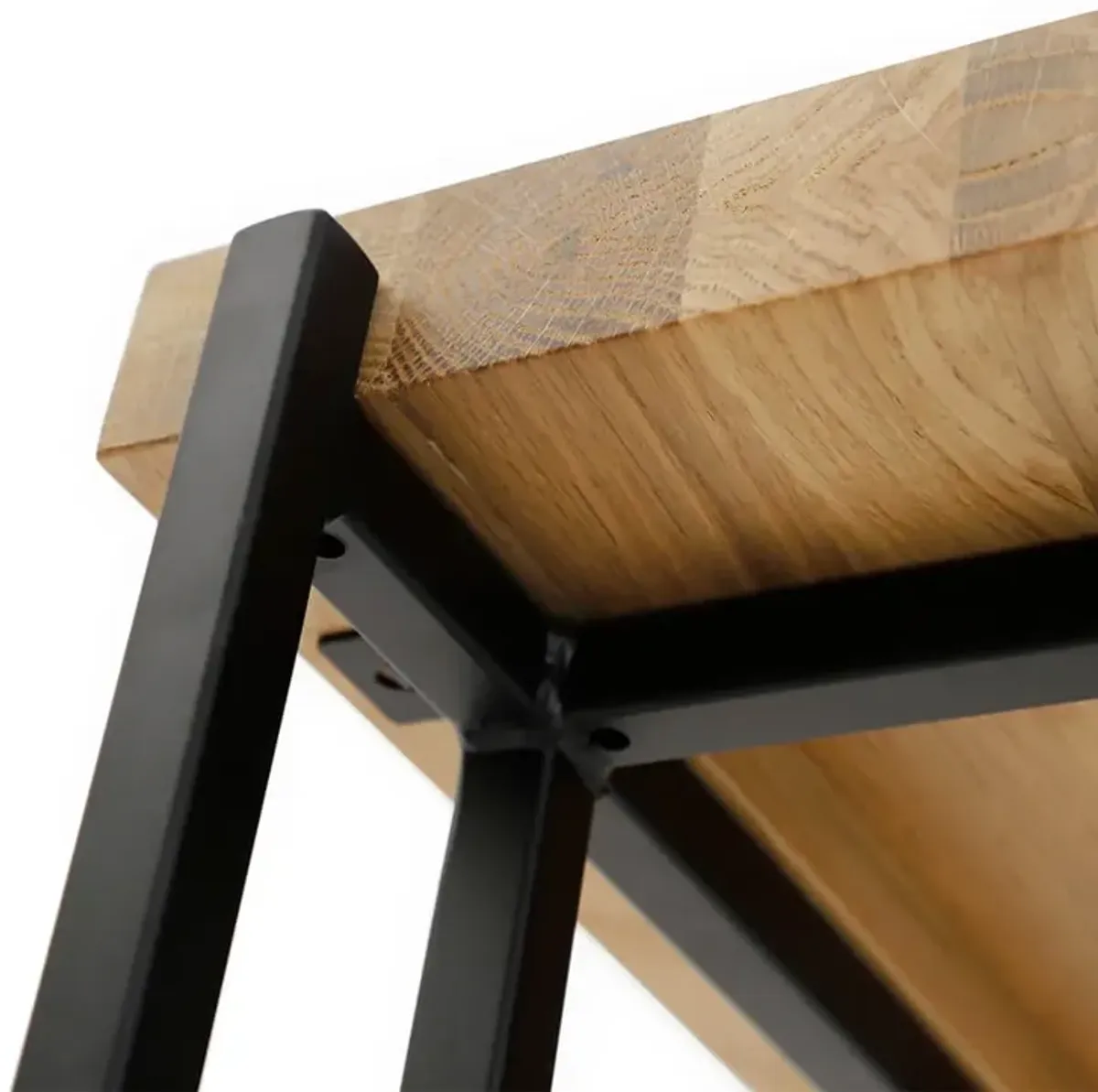 Luka Oak Wood Side Table