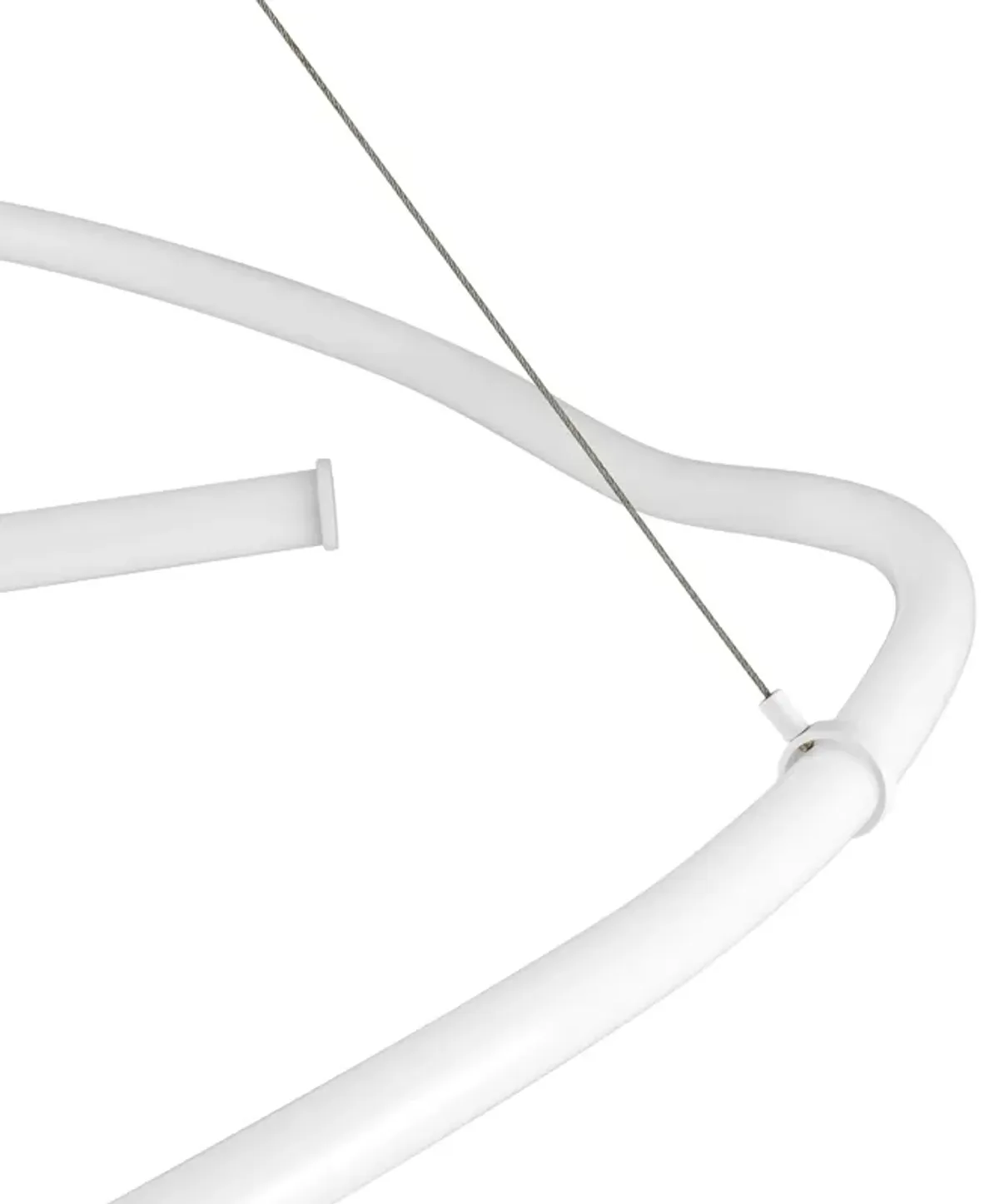Sculptural Modern Freeform Ghost Chandelier