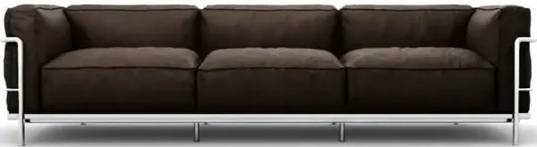 Corbusier Grand Modele Three-Seat Sofa With Down Cushions