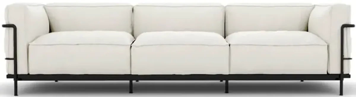 Corbusier Grand Modele Three-Seat Sofa With Down Cushions