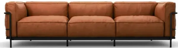 Corbusier Grand Modele Three-Seat Sofa With Down Cushions