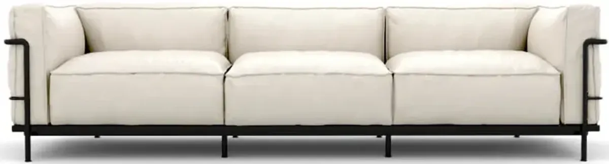 Corbusier Grand Modele Three-Seat Sofa With Down Cushions