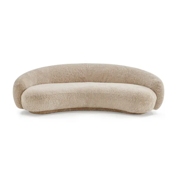 Savelle Modern Curved Sofa