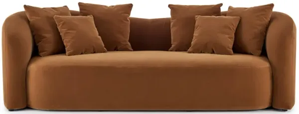 Aria Modern Curved Back Block Sofa