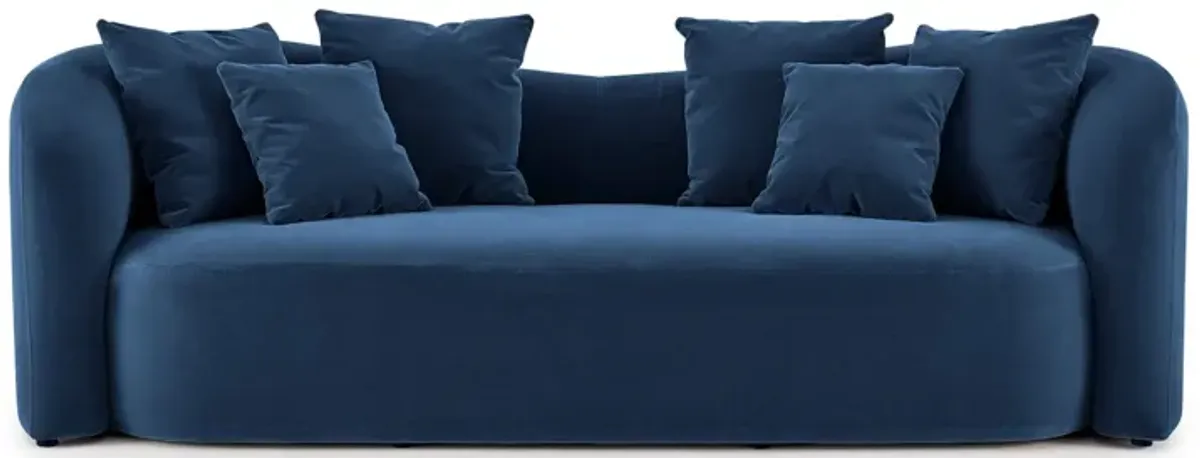 Aria Modern Curved Back Block Sofa