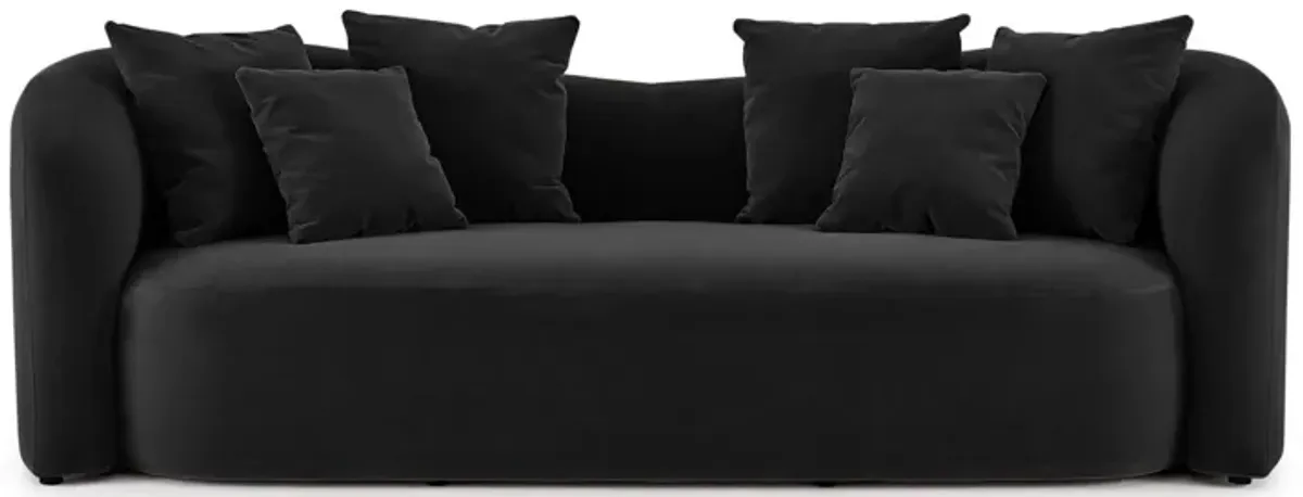 Aria Modern Curved Back Block Sofa