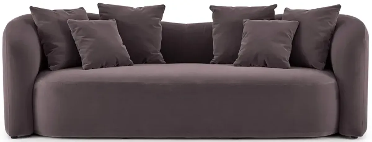 Aria Modern Curved Back Block Sofa