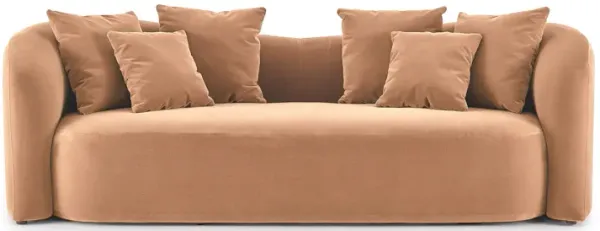 Aria Modern Curved Back Block Sofa