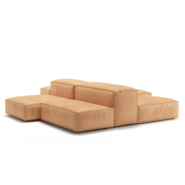 Extrasoft Low Profile Modular Block Sofa | Combination 001