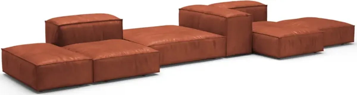 Extrasoft Low Profile Modular Block Sofa | Combination 002