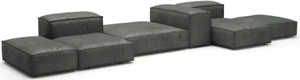 Extrasoft Low Profile Modular Block Sofa | Combination 002