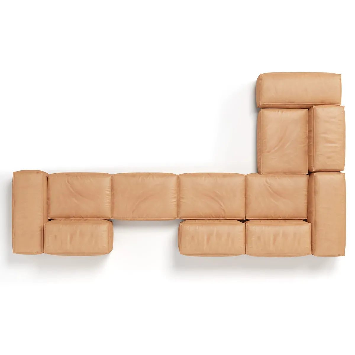 Extrasoft Low Profile Modular Block Sofa | Combination 003