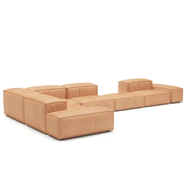 Extrasoft Low Profile Modular Block Sofa | Combination 003