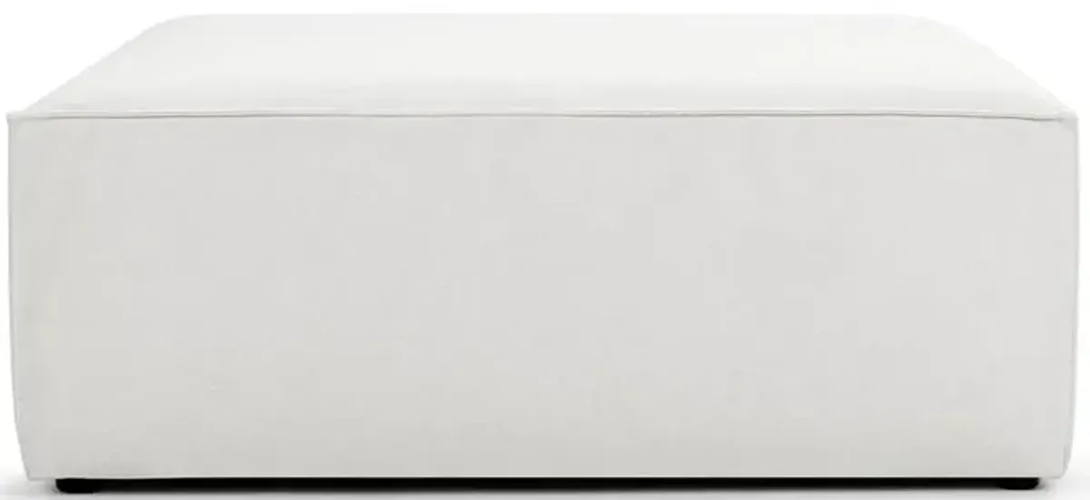 Oasis Modern Low Profile Modular Block Sofa in Latex | Ottoman