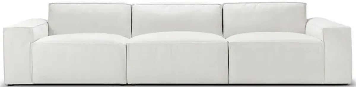 Oasis Modern Low Profile Modular Block Sofa in Latex | Combination 001